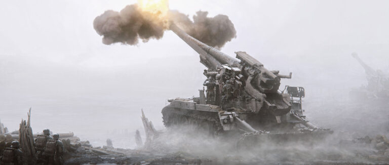 Artillery Battery by Jordi van Hees