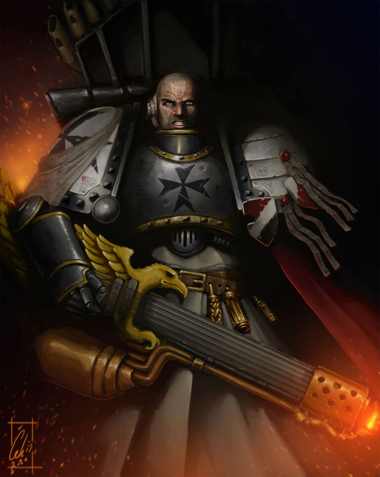 Black Templars Evangelist by Filip Čekić 