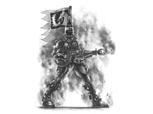Warhammer 40K Fire Dragons Artwork