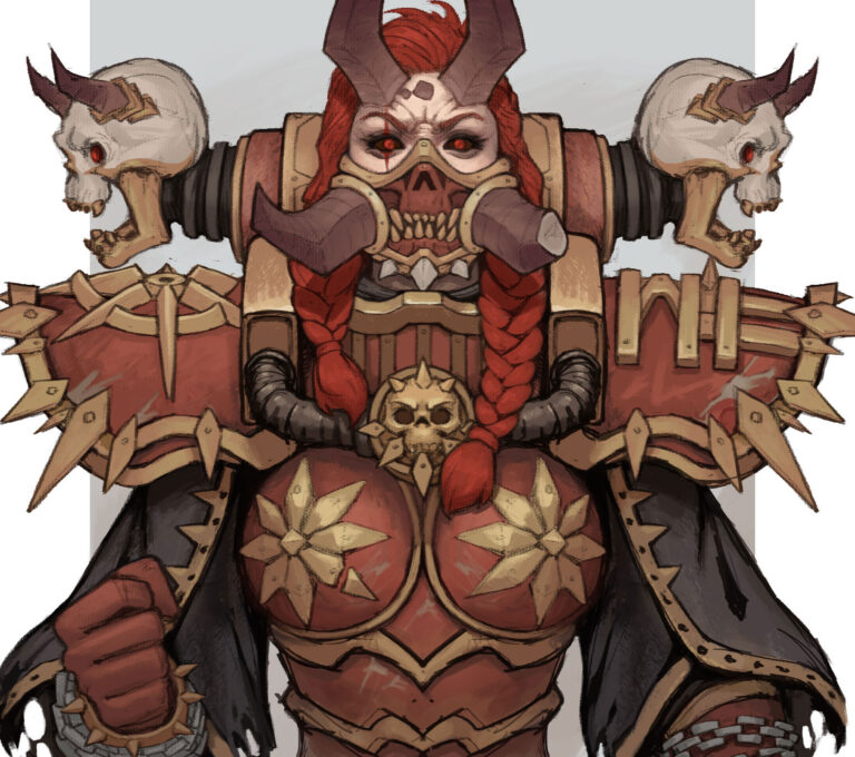 Khorne Fallen Sister by Yang Zheyy 