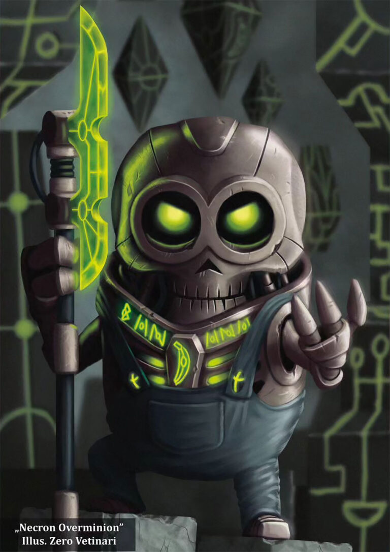 Necron Overminion! by Bartłomiej Vetinari 