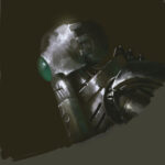 Necron Portrait by Gij Arentz (The-Gij | Gij_Arentz)