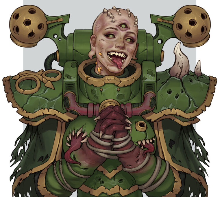 Nurgle Fallen Sister by Yang Zheyy 