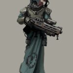 Skitarii Warrior by Jonas Špokas (AnBoX | spokasjonas | cyberspiritsnft | anbox1)