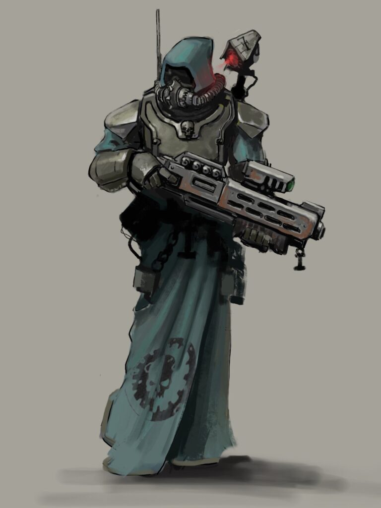 Skitarii Warrior by Jonas Špokas 