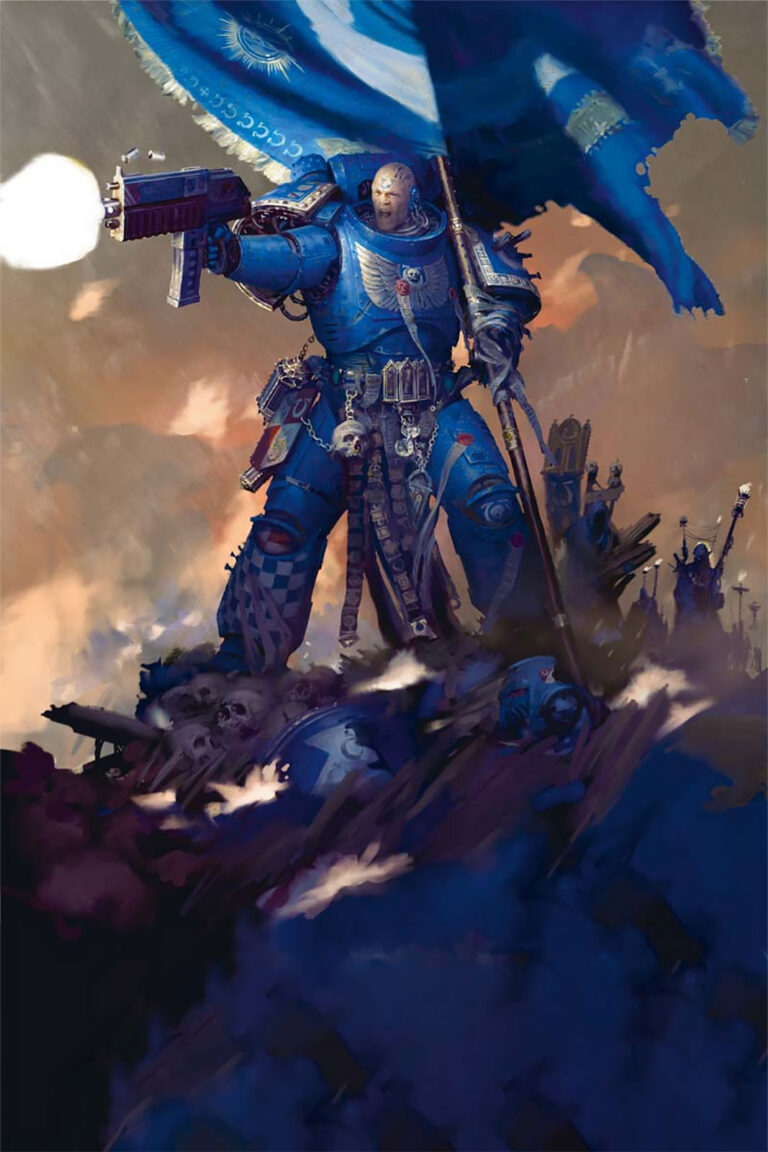 Space Marine Ancient by Paul Dainton 