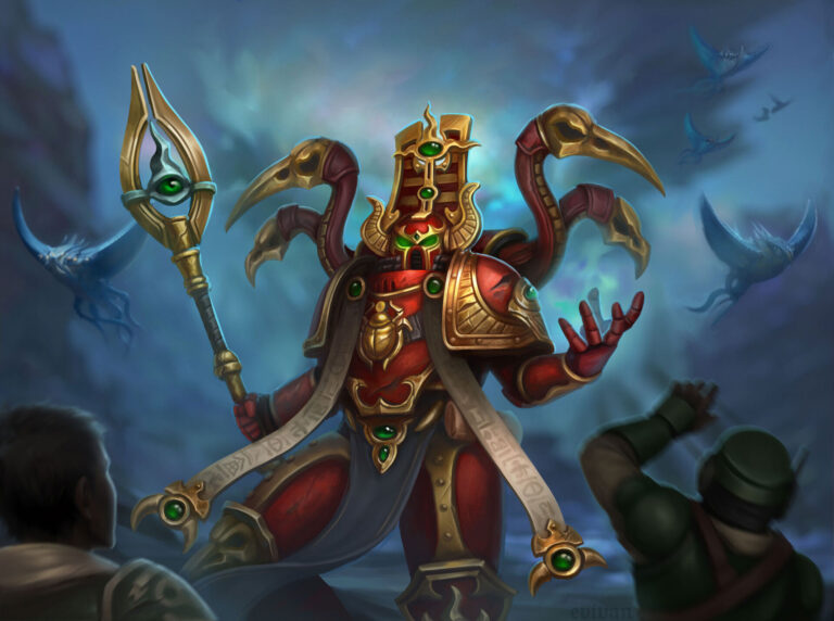 Thousand Sons Sorcerer by Eugenia Ivanchenko 