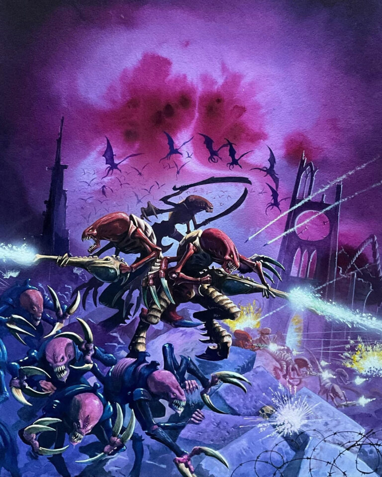Tyranid Swarm by David Gallagher 