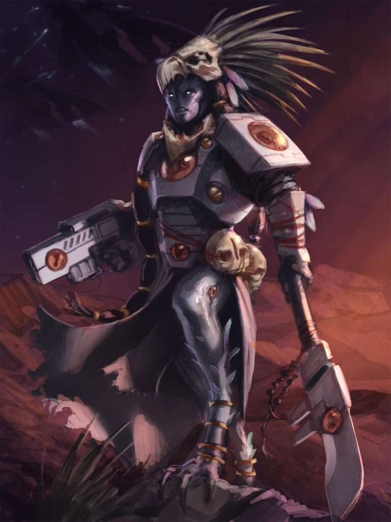 Tzeentch-corrupted T’au by Eamonn McCormick 