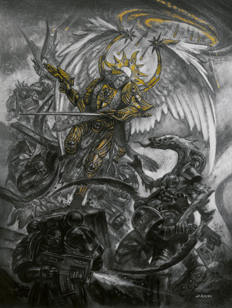 Battle of Sanguinius by Denis Kornev 