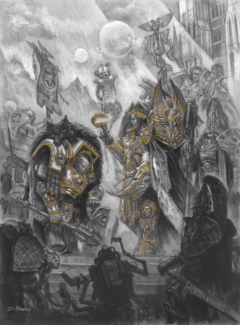 Coronation of Horus by Denis Kornev 