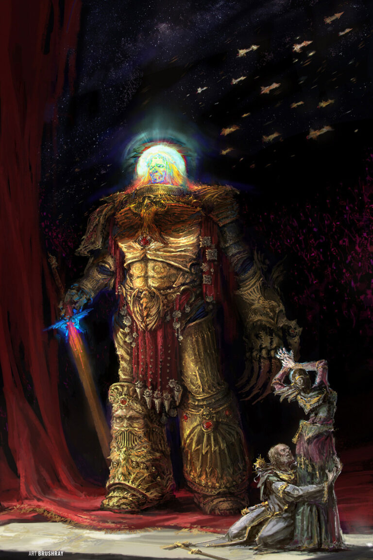Emperor of Mankind by Dmitry Brushray 