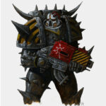 Iron Warrior by Samuel Allan (samuel_allan_illustrator)