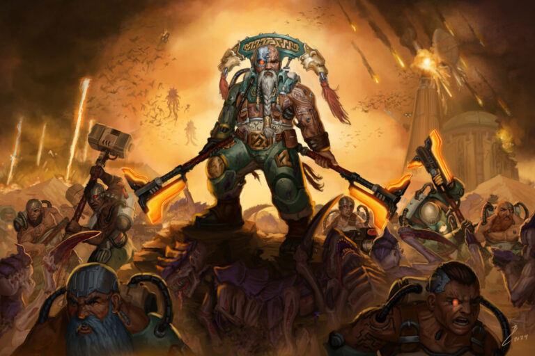 Leagues of Votann High Kahl by Brandon Chen 