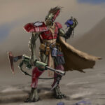 Skirmisher Wark by Jonas Špokas (AnBoX | spokasjonas | cyberspiritsnft | anbox1)
