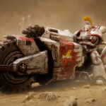 Space Marine Outrider by Christophe Durand Deshaies
