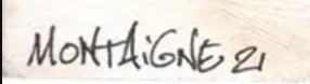 Thim Montaigne  Signature
