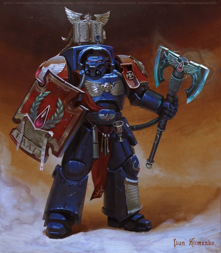 Blood Angel Librarian by Ivan Klimenko 