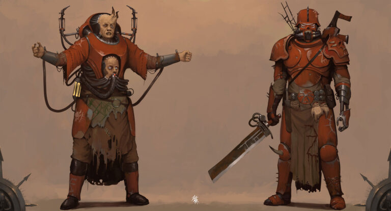Blood Pact Cultists by Marat Tazhitdinov 