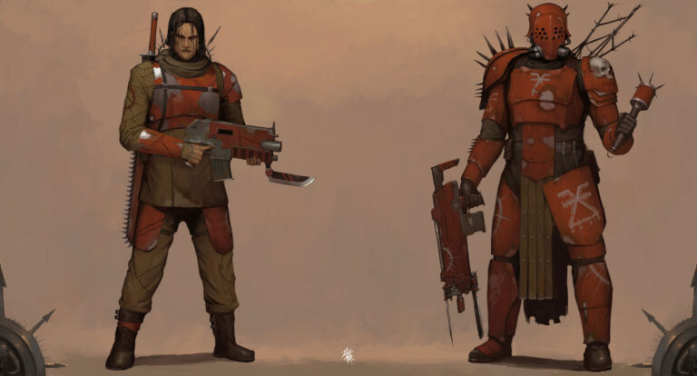 Chaos Khorne Cultists by Marat Tazhitdinov 