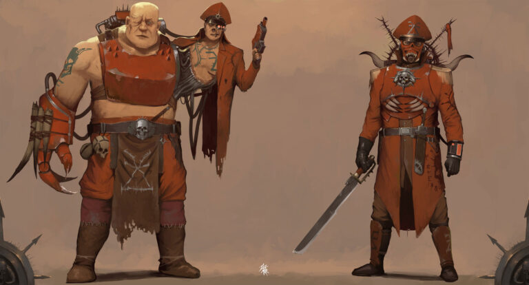 Khorne Commissars by Marat Tazhitdinov 