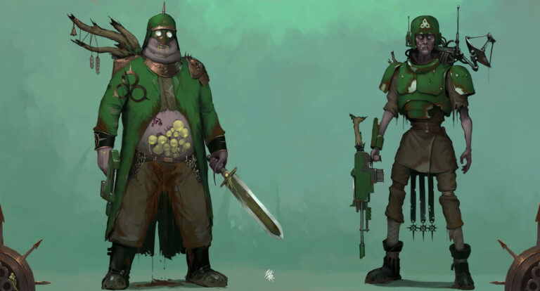Nurgle Cultists by Marat Tazhitdinov 