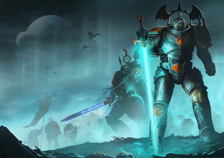 Primarch and his Champion by John Stone 