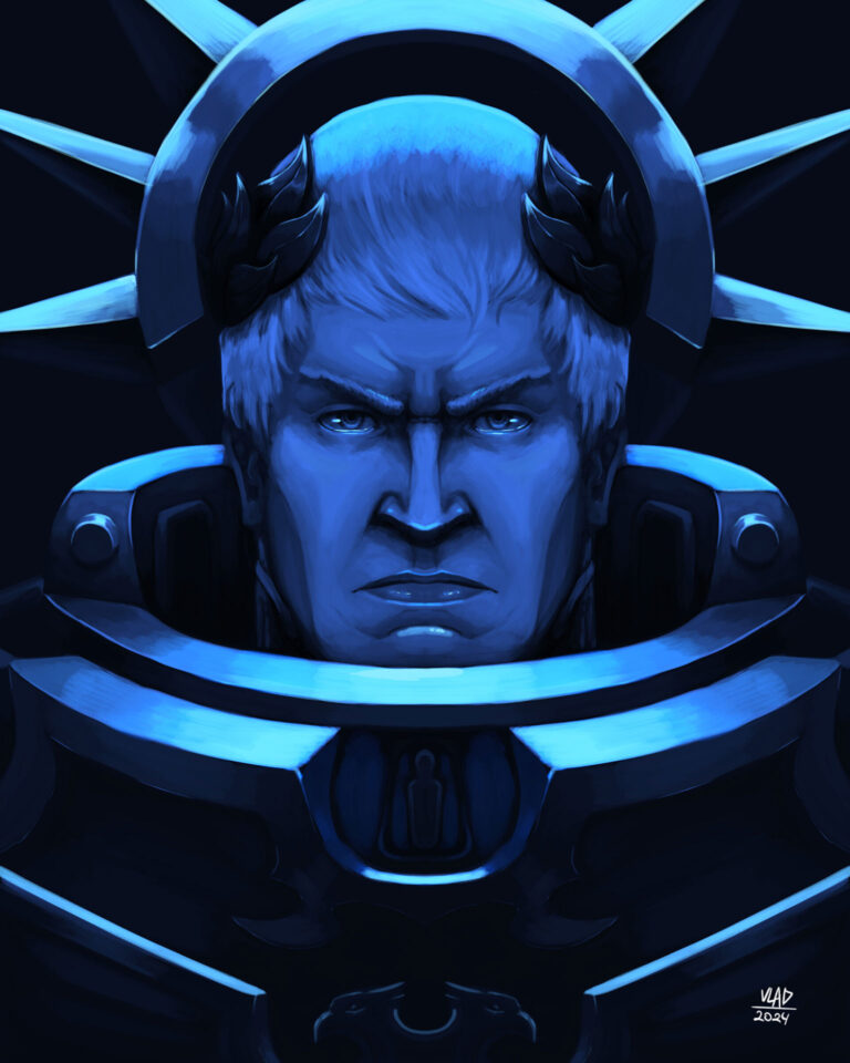 Roboute Guilliman by Hilario 