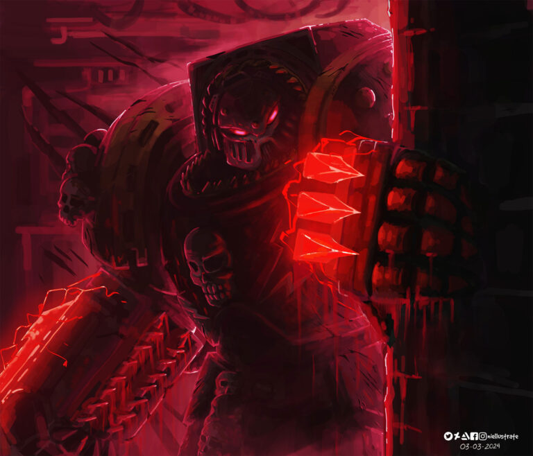 The Red Wake by Niellustrate