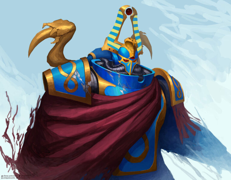 Thousand Sons Sorcerer by Alexey Potorochin 
