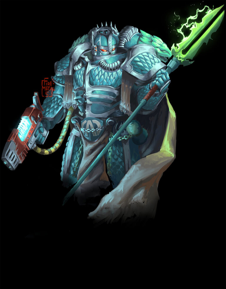 Alpharius Omegon by Fire Metal 5 