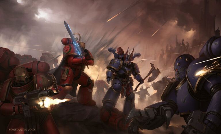 Blood Angels v Night Lords by Konstantin Void 