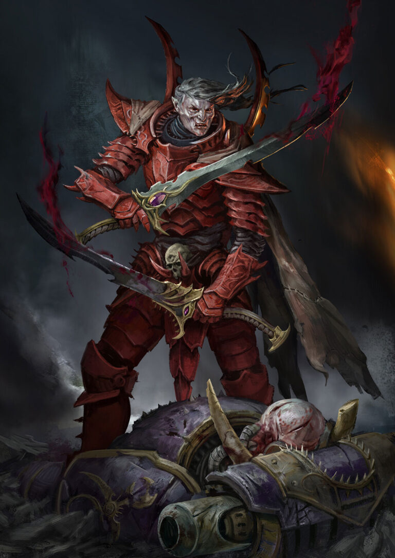 Dark Eldar Archon by Dima Sokolov 