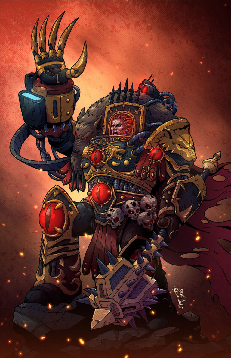 Horus Lupercal by Christopher Regalario 