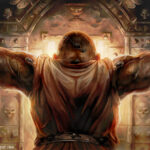 Space Marine in Chains by Sam Manley (sammanley | midnightillustration)