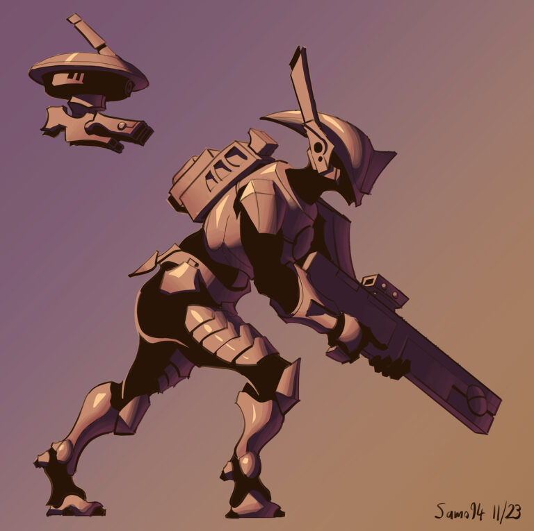 T’au Fire Warrior by Samuel Smith T’au Fire Warrior by Samuel Smith
