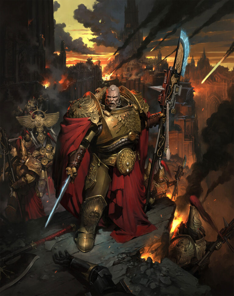 Adeptus Custodes by Jaime Martinez 
