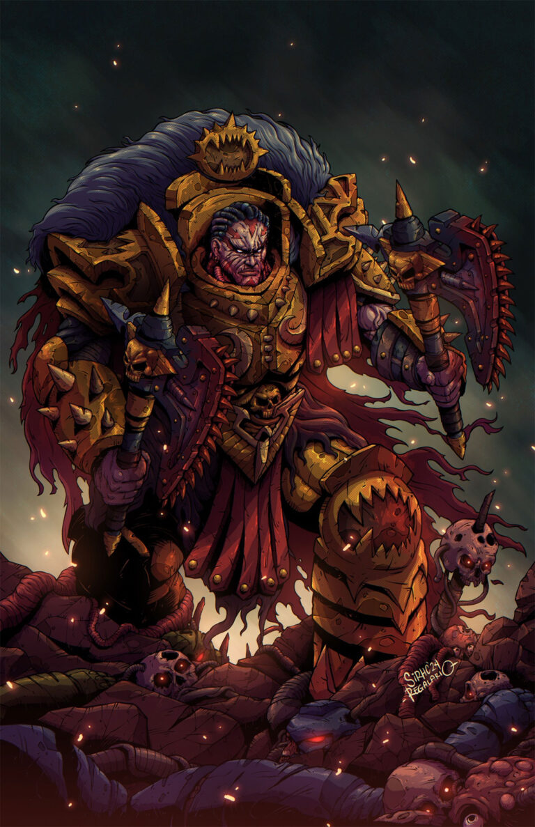 Angron by Christopher Regalario 