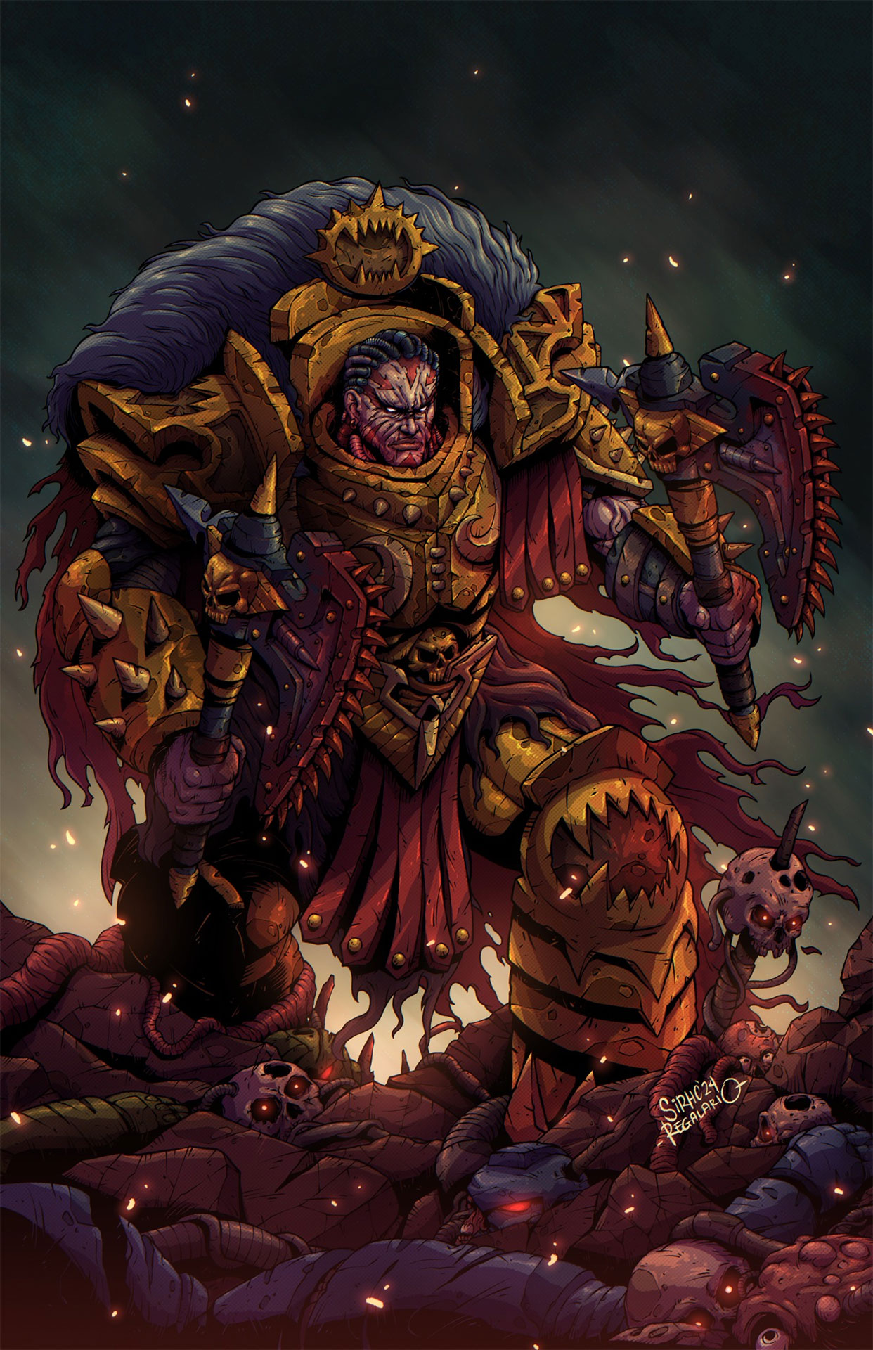 Angron by Christopher Regalario Angron by Christopher Regalario