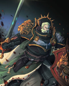 Lion El’Jonson by Laura Vazquez
