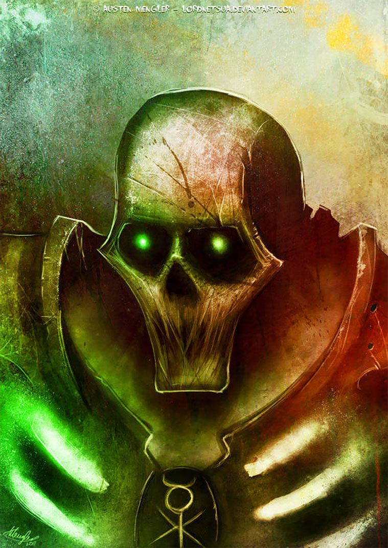 Necrons by Austen Mengler 