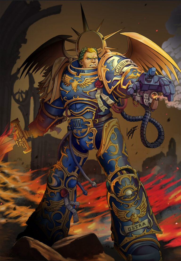 Roboute Guilliman by Laura Vazquez 