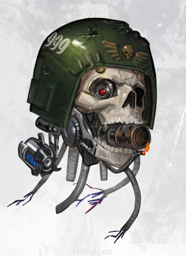 Servo-Skull by Anna Maslennikova 