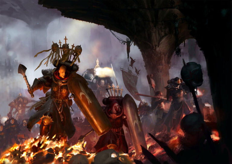 Adepta Sororitas by Paul Dainton 