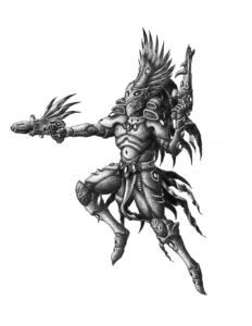Aeldari Corsair by s0ulafein