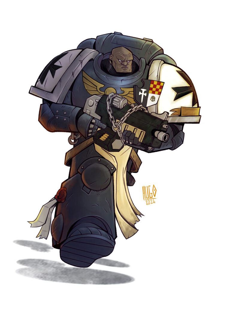 Black Templar by Hugo Llera 