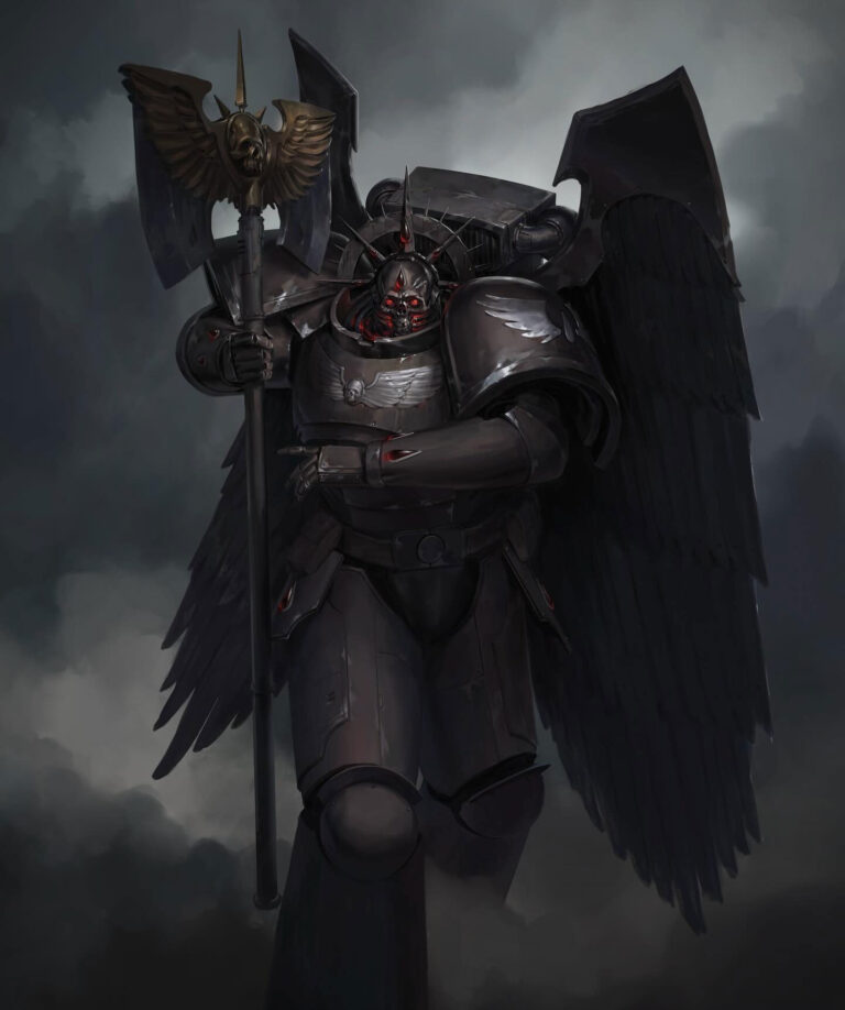 Blood Angel Chaplain by Mykyta Vasilchuk 