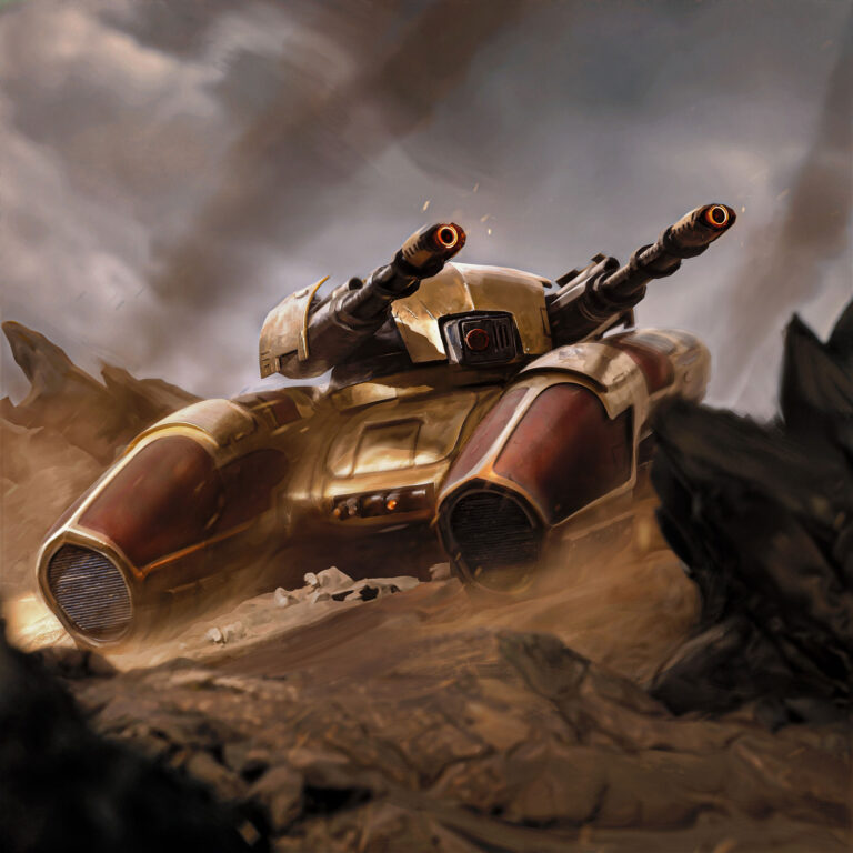 Kataphraktoi Grav Tank by Daniel Batista 