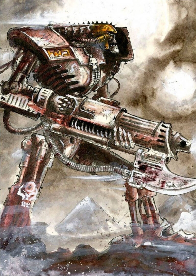 Necron Warrior by John Blanche
