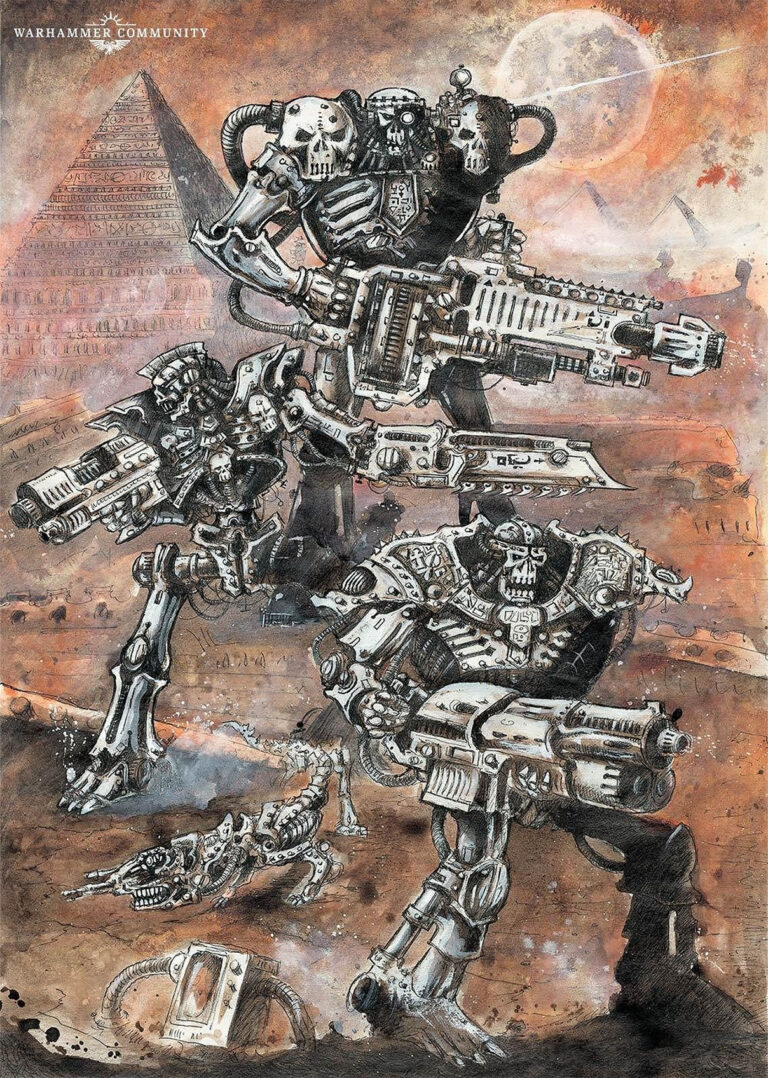 Necrons by John Blanche